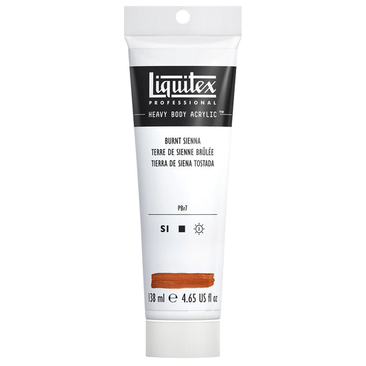 LQX PROF. PEINTURE ACRYLIQUE HAUTE VISCOSITÉ TUBE 138 ML TERRE DE SIENNE BRÛLÉE