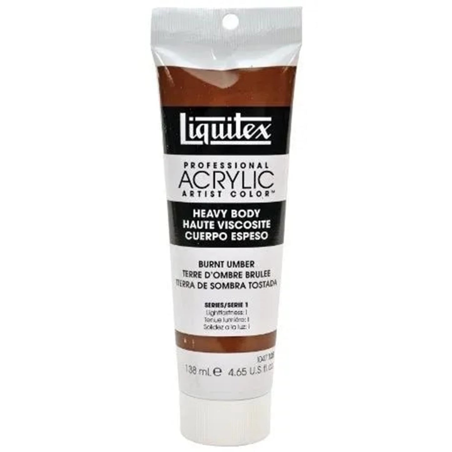 LQX PROF. PEINTURE ACRYLIQUE HAUTE VISCOSITÉ TUBE DE 138 ML TERRE D'OMBRE BRÛLÉE