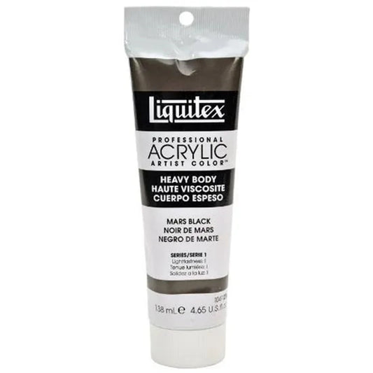 LQX PROF. PEINTURE ACRYLIQUE HAUTE VISCOSITÉ TUBE 138 ML NOIR MARS