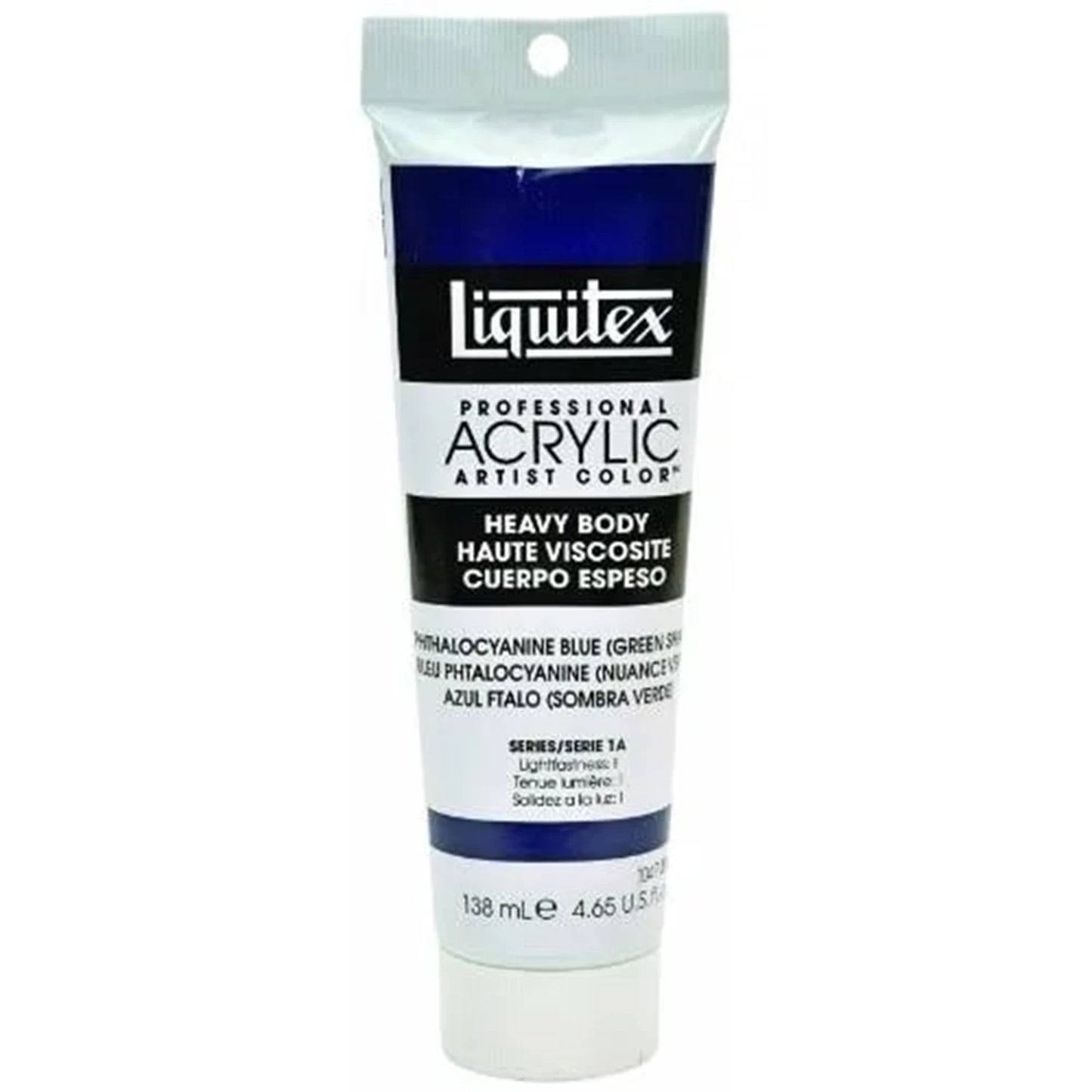 LQX PROF. PEINTURE ACRYLIQUE ÉPAISSE TUBE 138 ML BLEU PHTALO (VERT)