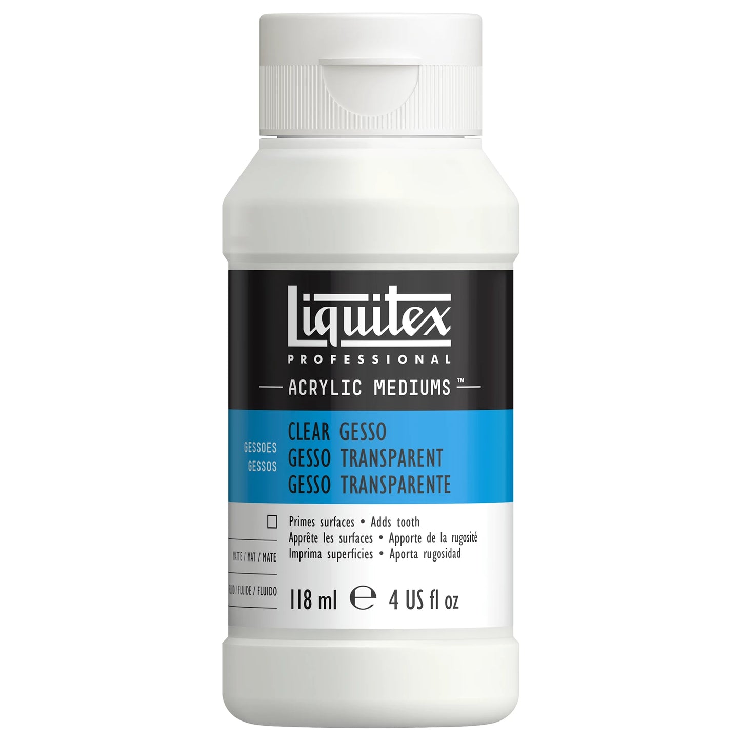 GESSO ACRYLIQUE LQX TRANSPARENT 118ML