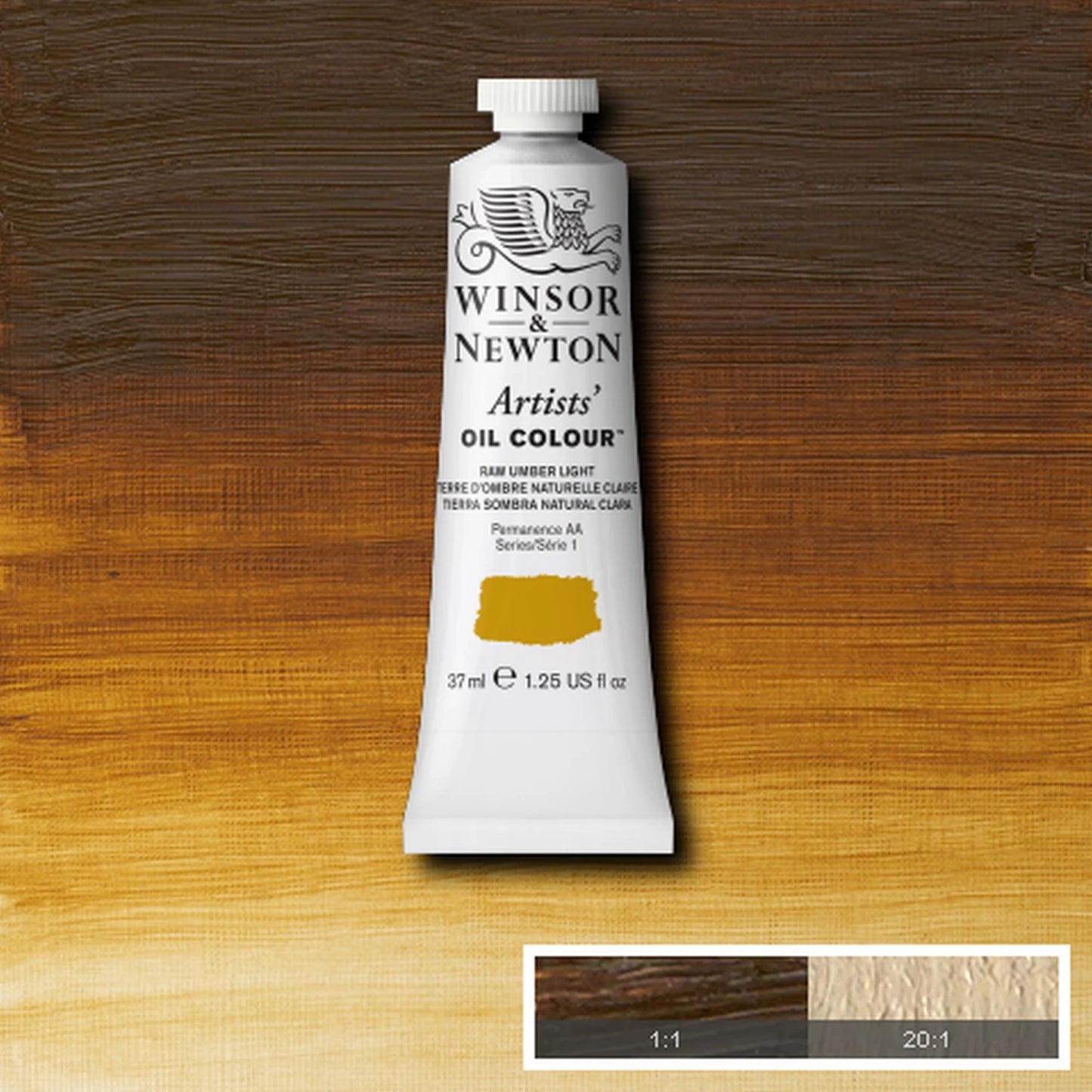 W&N HUILE EXTRA-FINE TUBE 37ML TERRE D'OMBRE NATURELLE CLAIRE