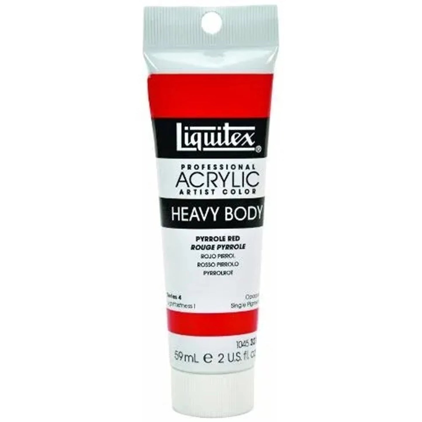 LQX PROF. PEINTURE ACRYLIQUE ÉPAISSE TUBE 59 ML ROUGE PYRROLE