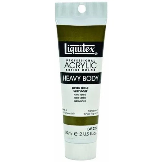 LQX PROF. PEINTURE ACRYLIQUE HAUTE VISCOSITÉ TUBE 59 ML VERT OR