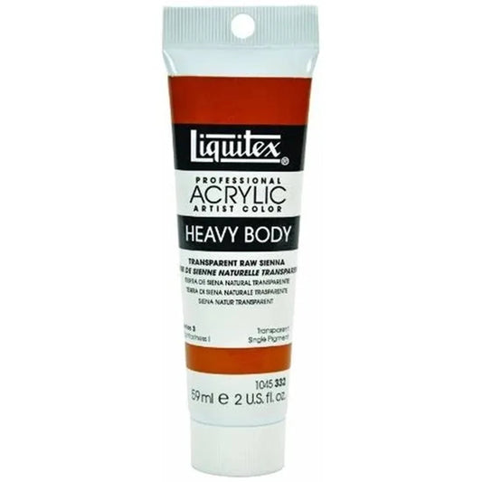 LQX PROF. COULEUR ACRYLIQUE ÉPAISSE TUBE 59 ML TERRE DE SIENNE NATURELLE TRANSPARENTE