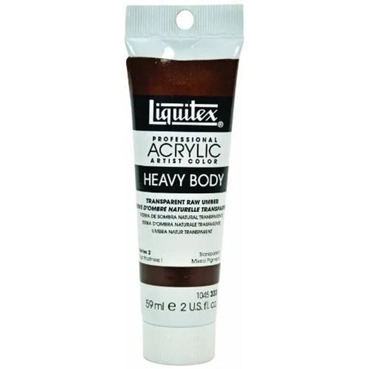 LQX PROF. PEINTURE ACRYLIQUE ÉPAISSE TUBE 59 ML TERRE D'OMBRE NATURELLE TRANSPARENTE