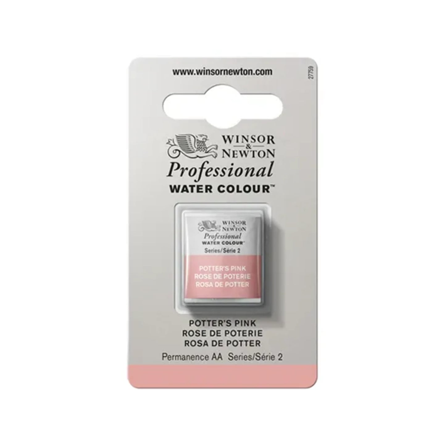 W&N PROF. AQUARELLE 1/2 GODET ROSE DE POTIER