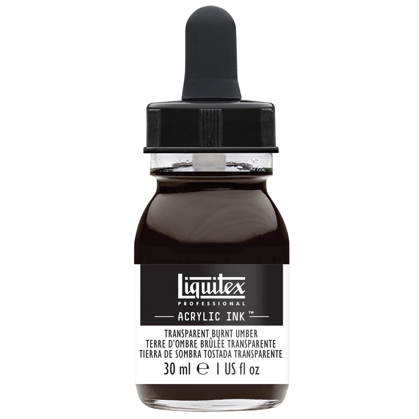 LQX PROF. ENCRE ACRYLIQUE FLACON 30 ML TRANSPARENT OMBRE BRÛLÉE