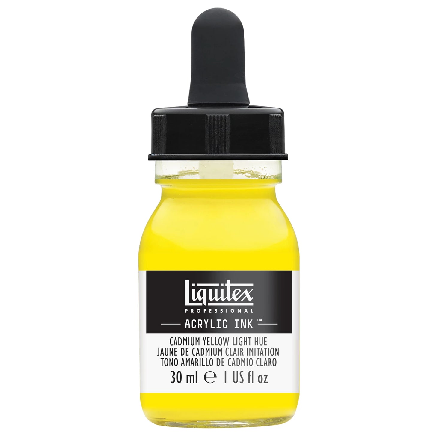 LQX PROF. ENCRE ACRYLIQUE FLACON 30 ML JAUNE CADMIUM CLAIR