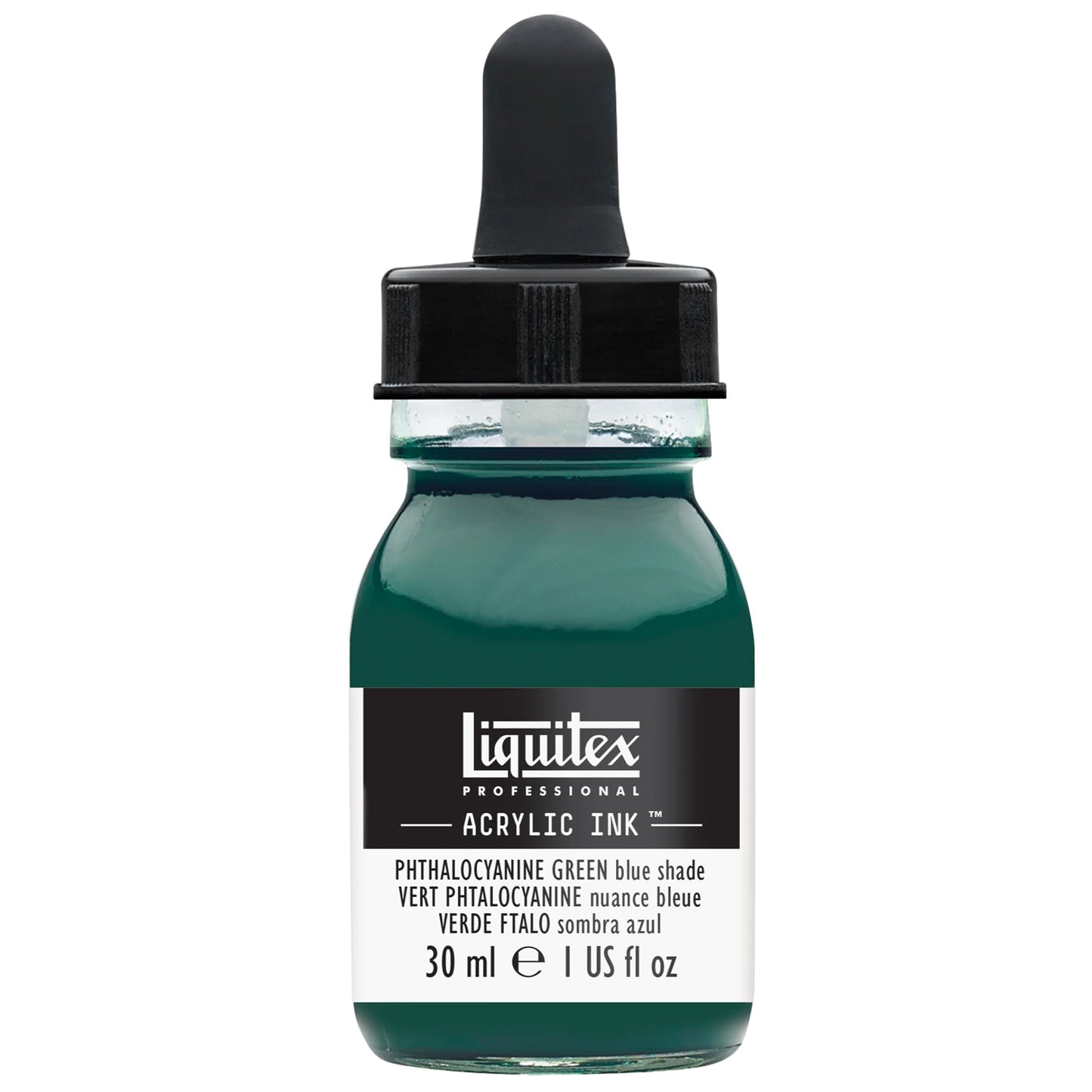 LQX PROF. ENCRE ACRYLIQUE FLACON 30 ML TEINTE VERT BLEU PHTALOCYANINE