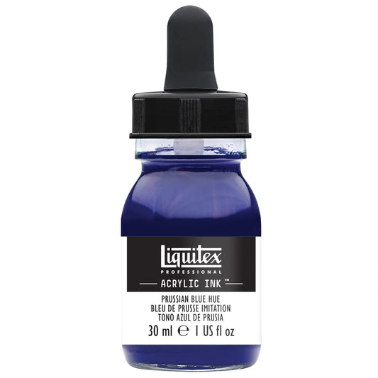 LQX PROF. ENCRE ACRYLIQUE FLACON 30 ML COULEUR BLEU DE PRUSSE