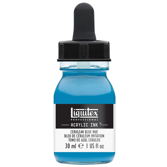 LQX PROF. ENCRE ACRYLIQUE FLACON 30 ML COLONNE COULEUR BLEUE