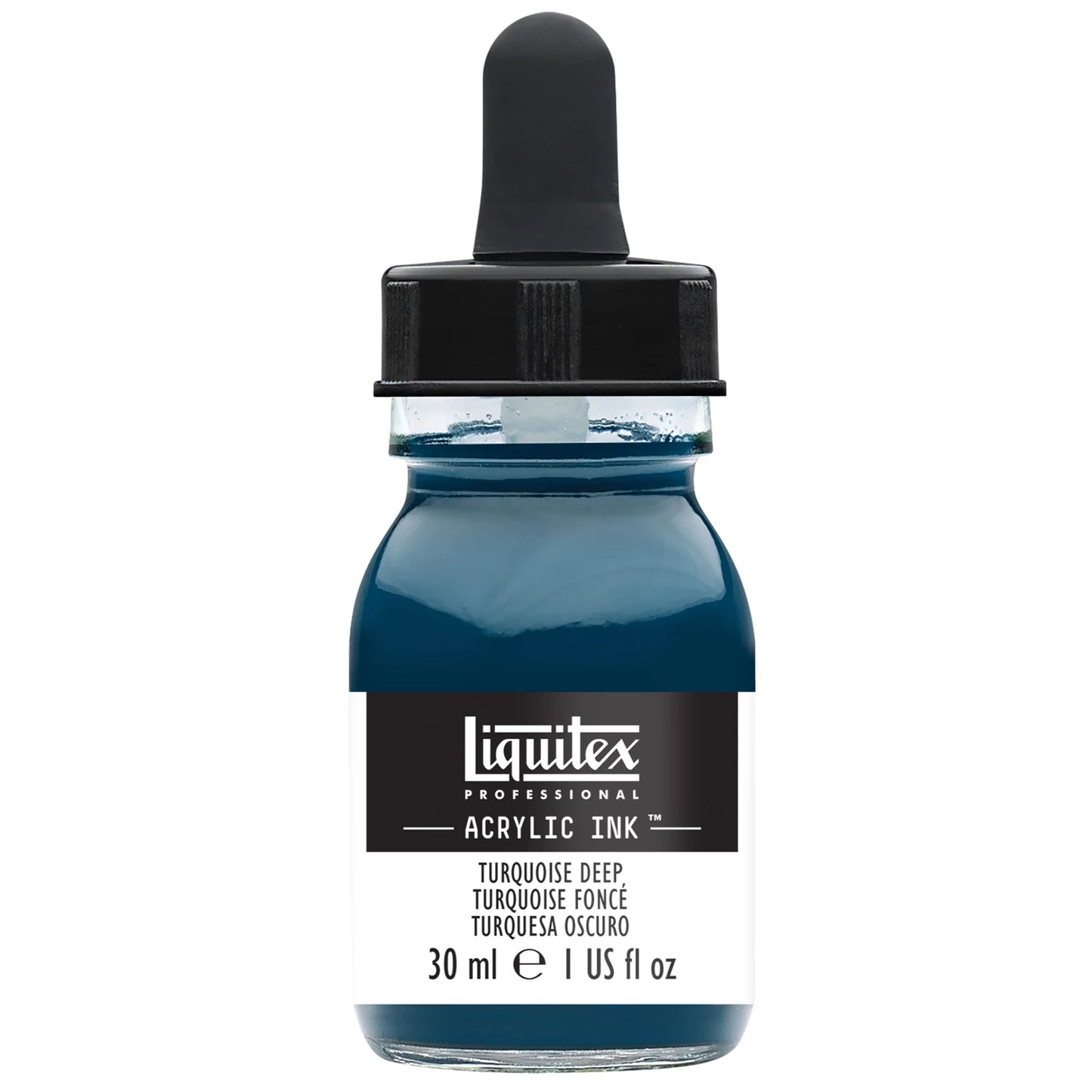 LQX PROF. ENCRE ACRYLIQUE FLACON 30 ML TURQUOISE FONCÉ