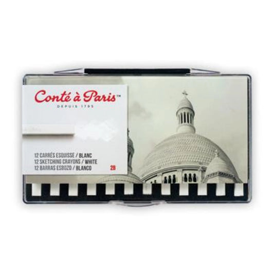 CONTE CARRE BLANC 2B BOÎTE DE 12 PIÈCES