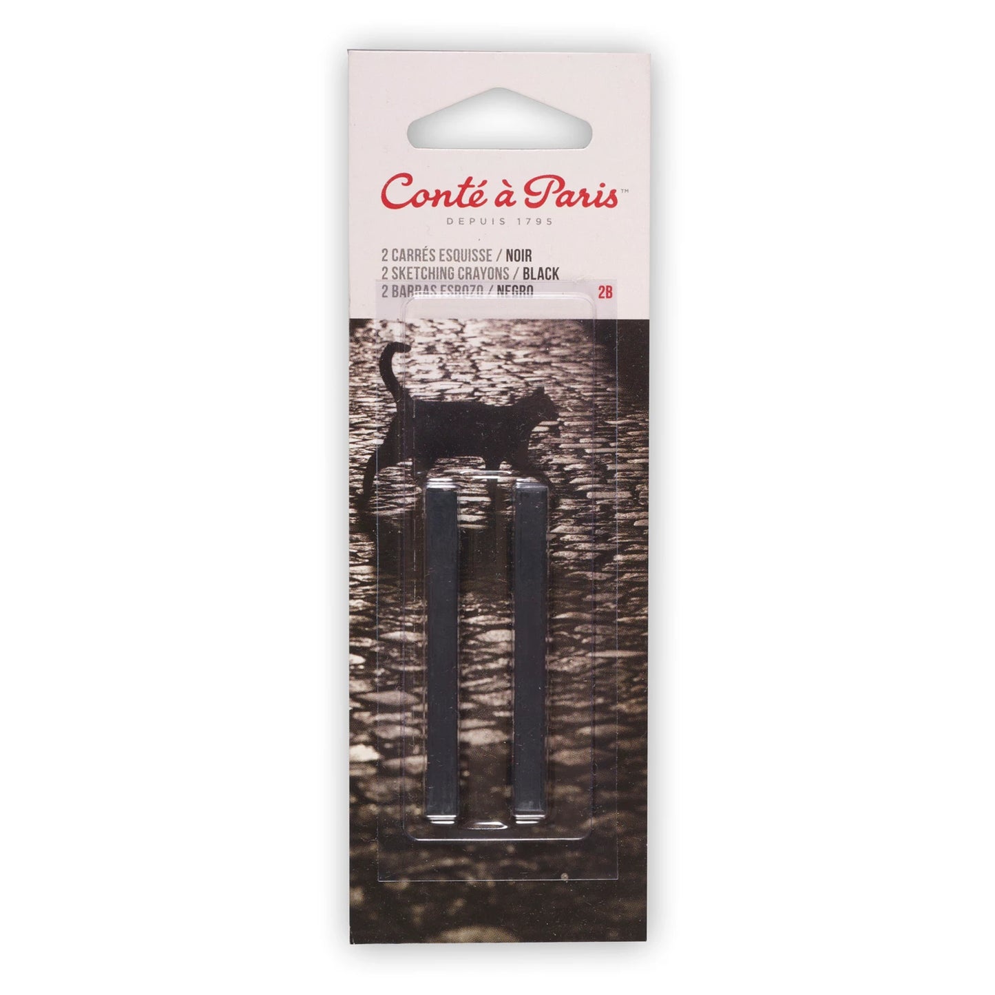 CONTE BLISTER 2 CARRE BLACK 2B