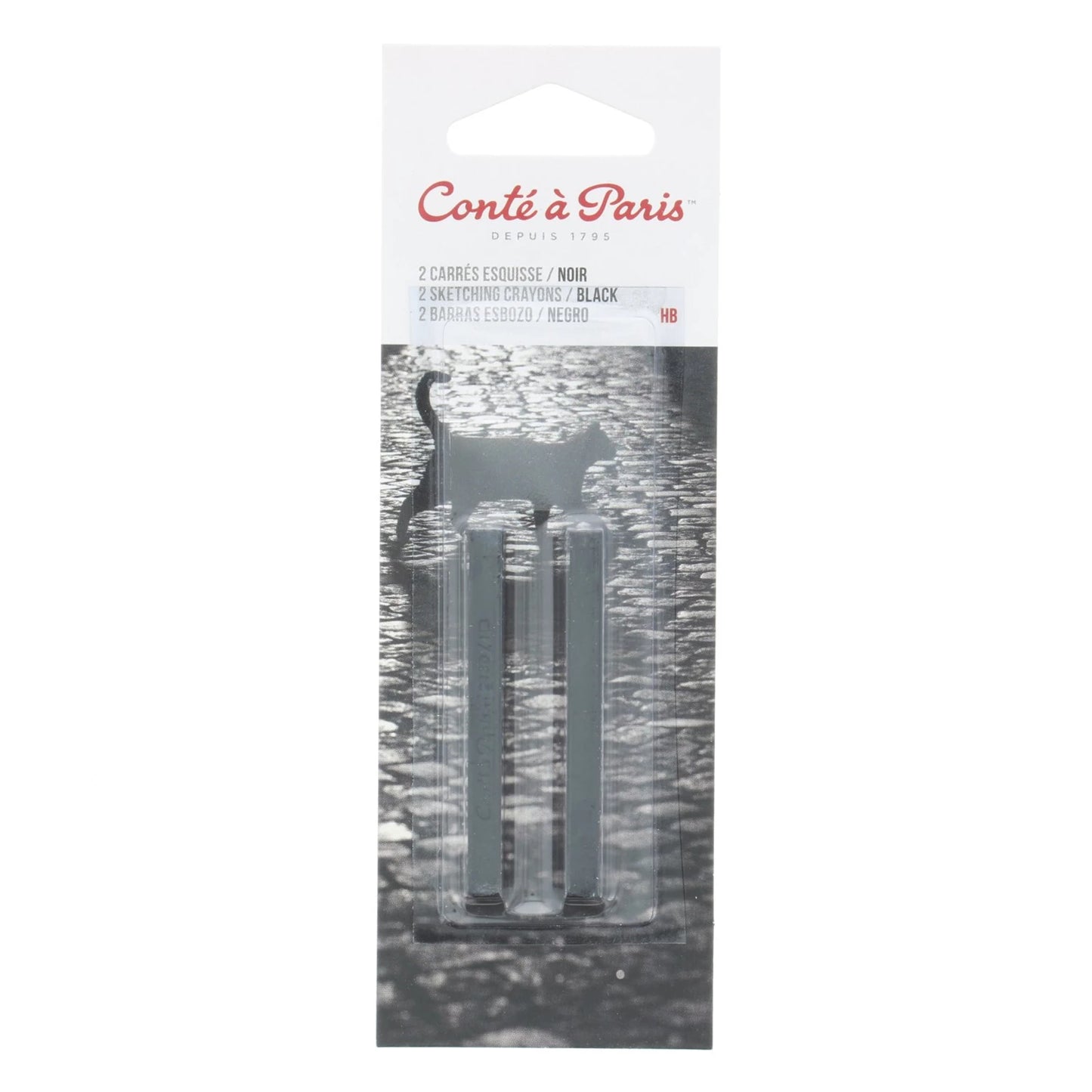 CONTE BLISTER 2 CARRE BLACK HB