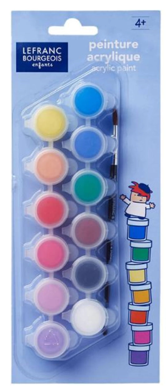BLISTER POUR ENFANTS LFB 12 COULEURS MULTI-USAGE