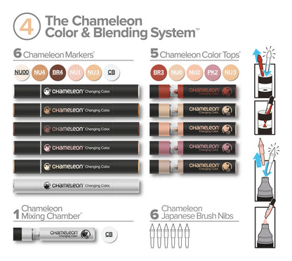 SYSTÈME DE COLORATION ET DE MÉLANGE CHAM N° 4