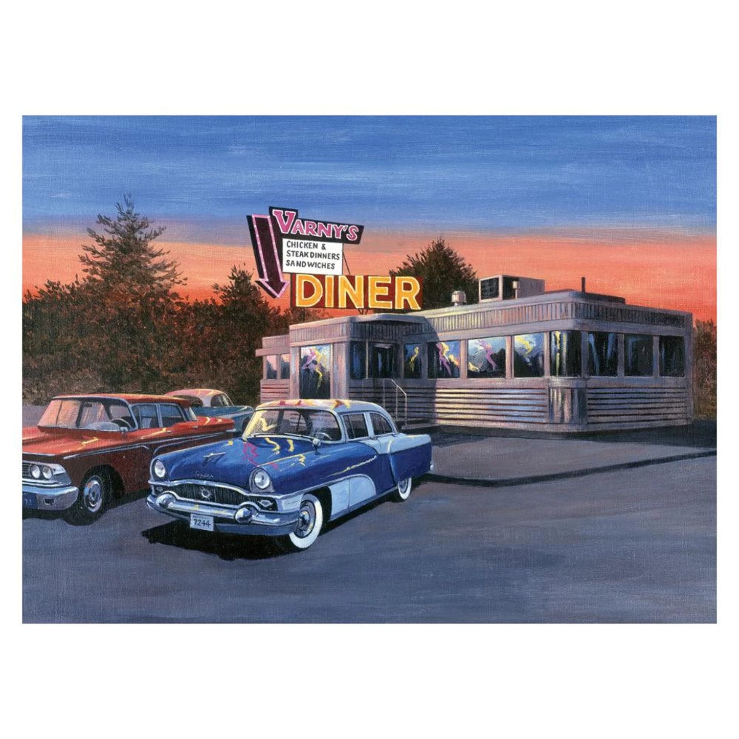 R&L PBN ADULTE GM DINER USA ANNÉES 50