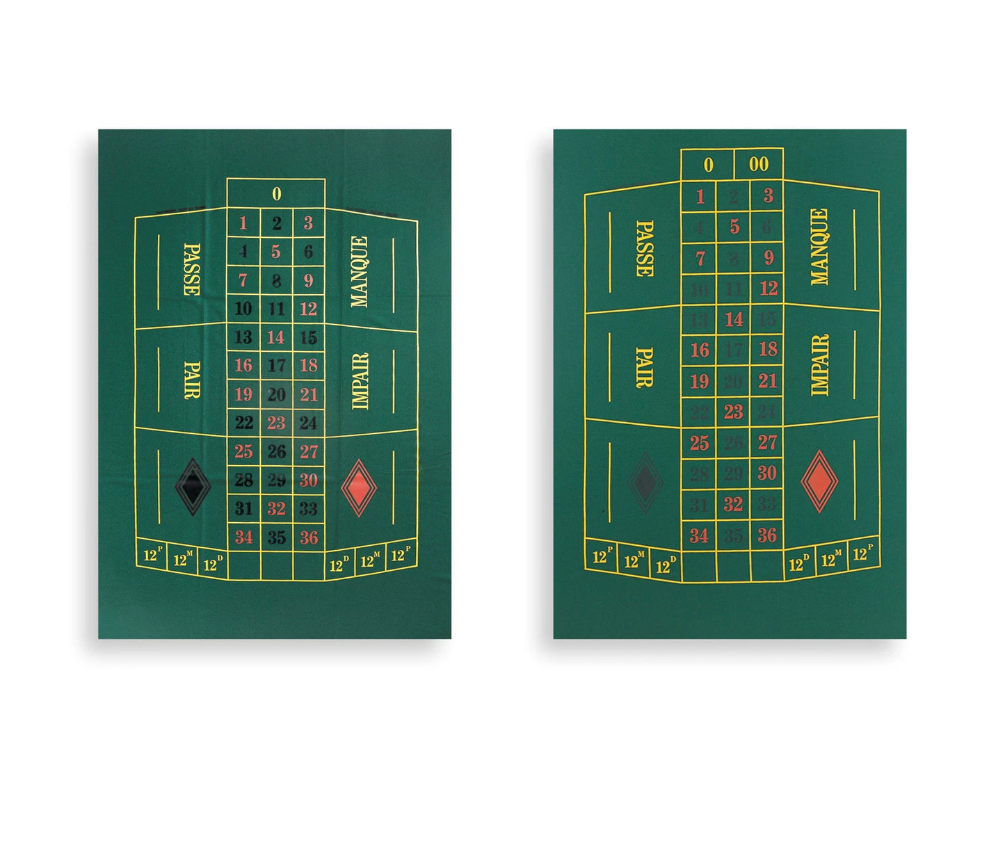 ROULETTE-FILZ 90X130CM DOPPELNULL