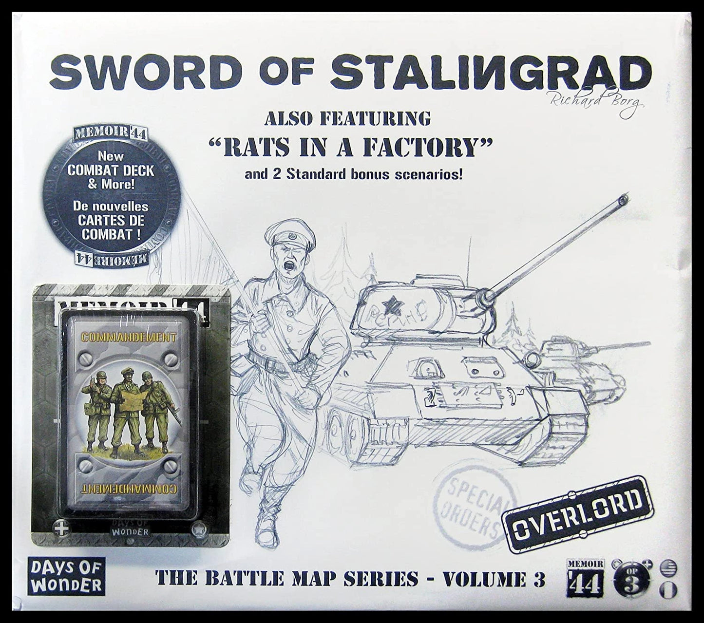 MEMOIRE 44 MAPPA DI BATTAGLIA 3 L'EPEE DE STALINGRAD (FR-EN)