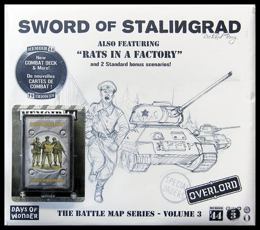 MEMOIRE 44 MAPPA DI BATTAGLIA 3 L'EPEE DE STALINGRAD (FR-EN)