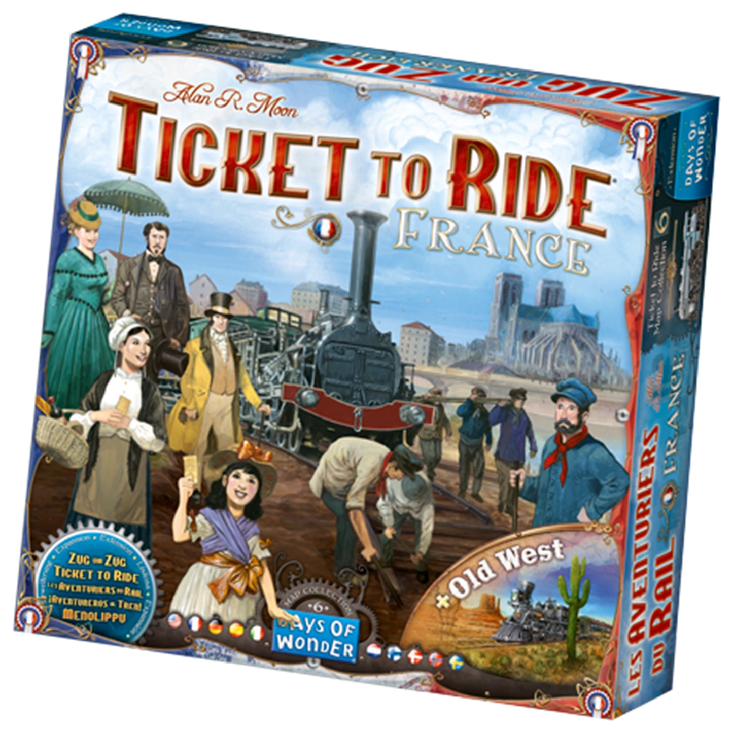 COLLEZIONE DI MAPPE TTR TURN BY TURN FRANCIA / VECCHIO WEST (FR-DE-IT-EN)