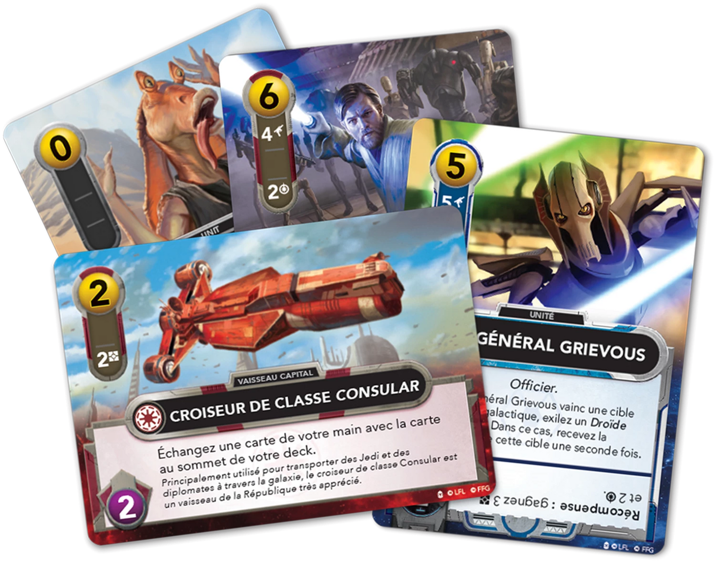 STAR WARS THE DECK BUILDING GAME CLONE WARS ED. (FR)