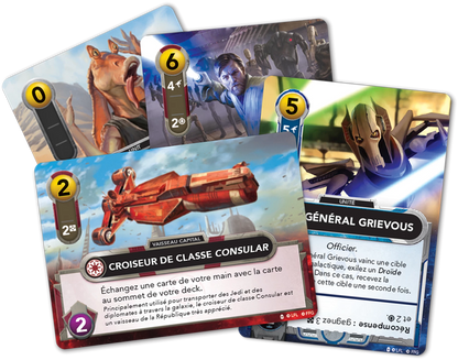 STAR WARS THE DECK BUILDING GAME CLONE WARS ED. (FR)