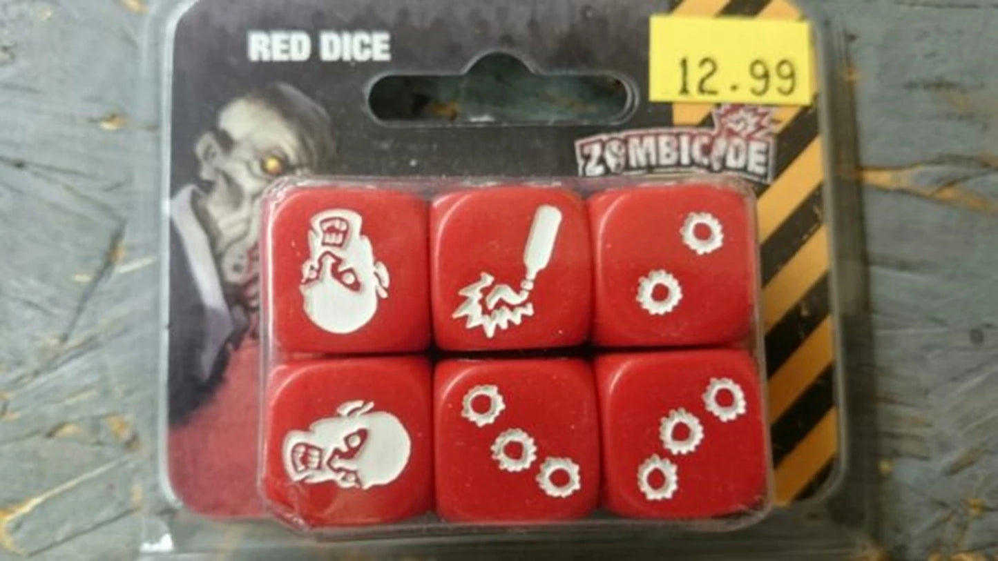 SET ZOMBICIDE DE DÉS ROUGES (FR)