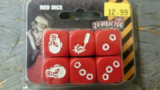 SET ZOMBICIDE DE DÉS ROUGES (FR)