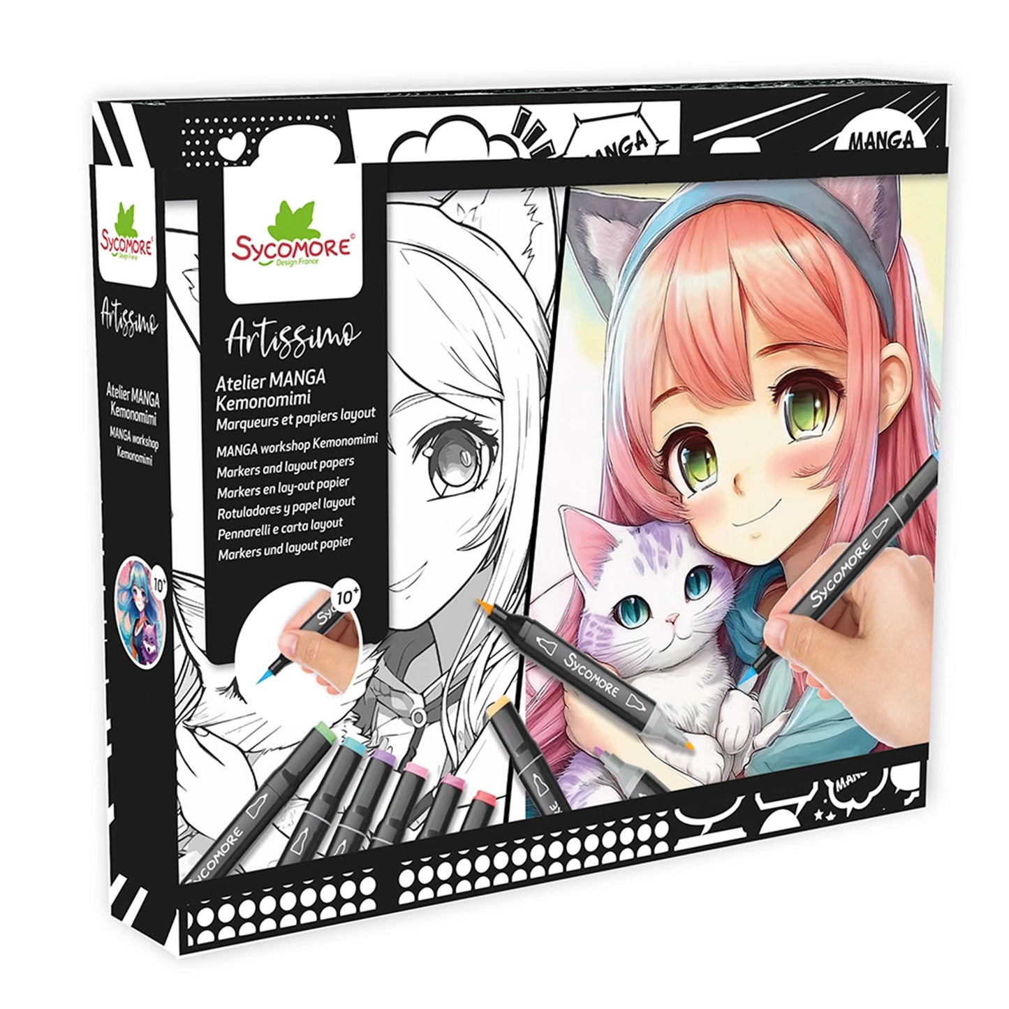 ARTISSIMO GM LAYOUT UND KEMONOMIMI MARKER (FR-DE-IT)
