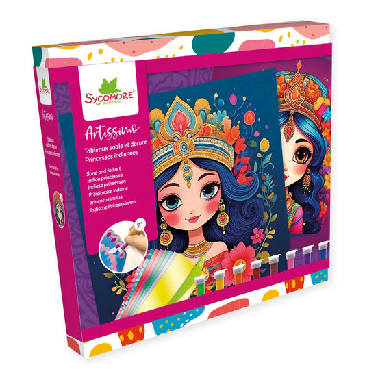 ARTISSIMO XL SAND UND GOLD INDISCHE PRINZESSINNEN BILDER (FR)