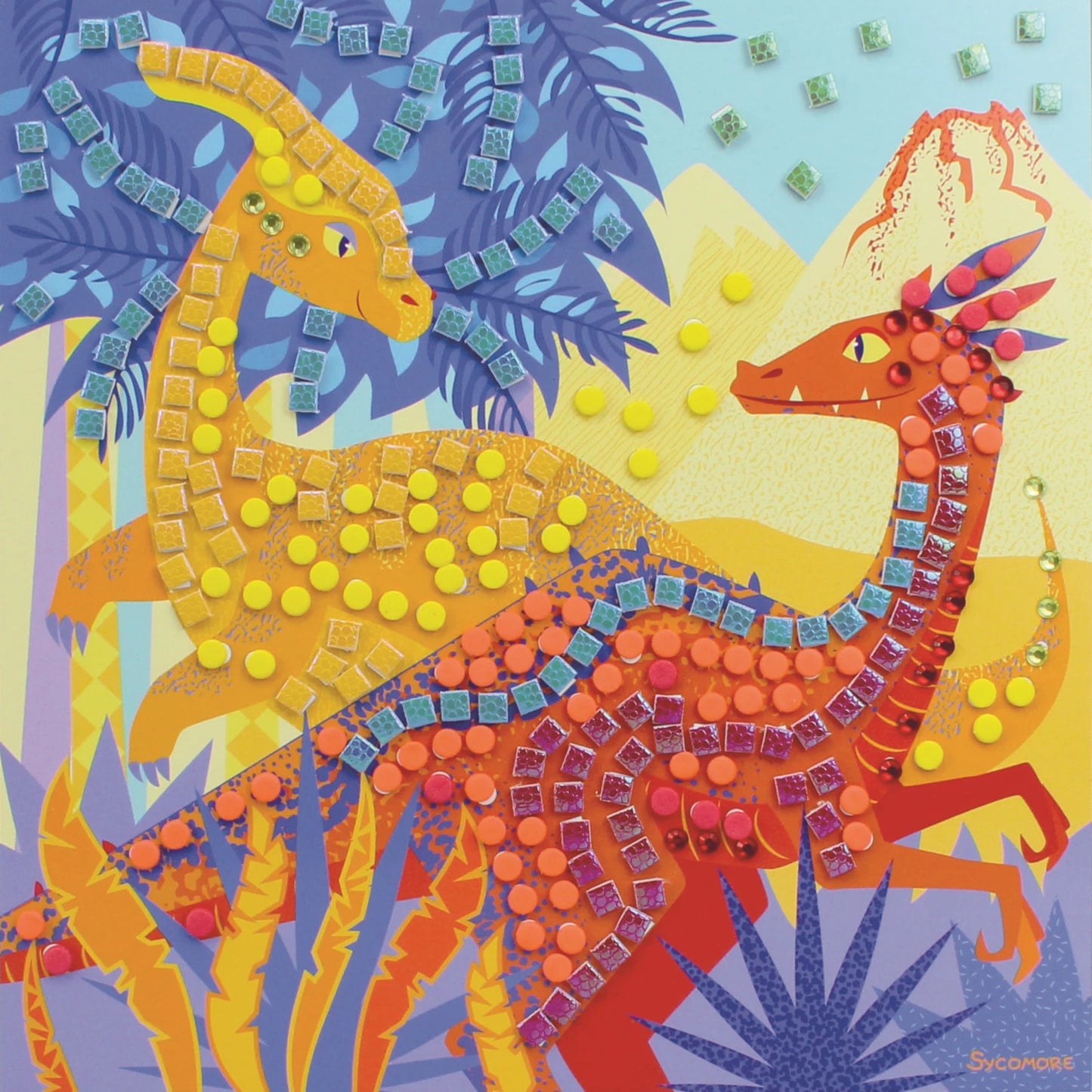 STICK'N FUN GM MOSAÏQUES DINOSAURES