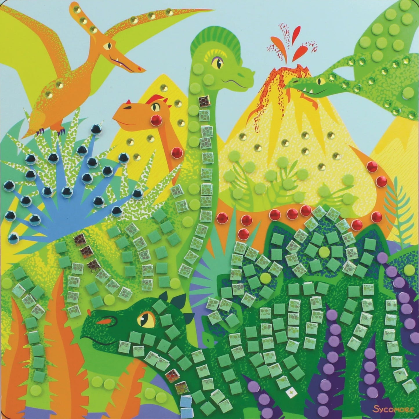STICK'N FUN GM MOSAÏQUES DINOSAURES