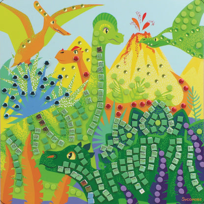 STICK'N FUN GM MOSAÏQUES DINOSAURES
