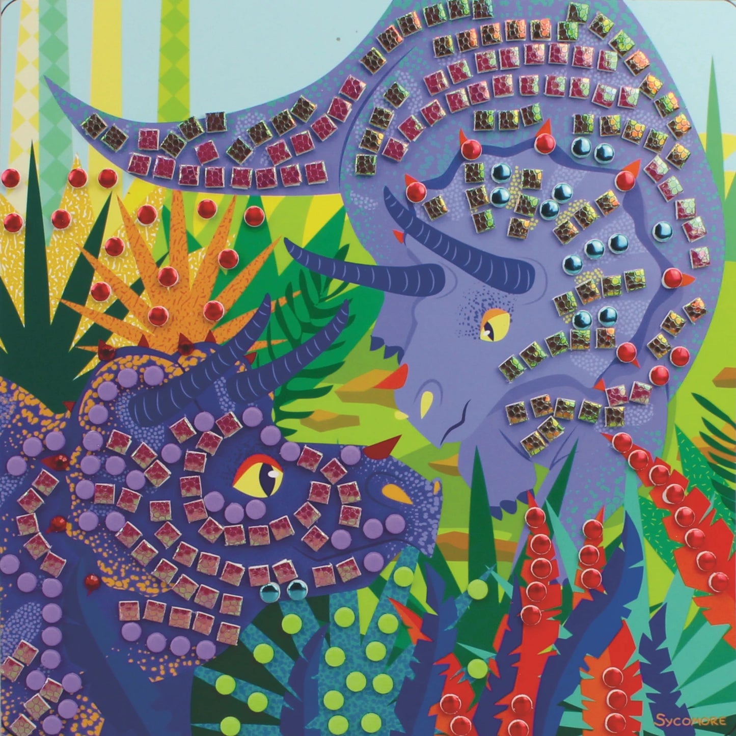 STICK'N FUN GM MOSAÏQUES DINOSAURES