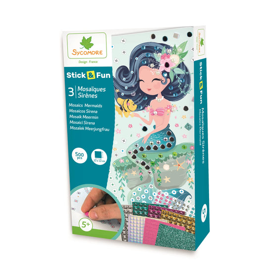 STICK'N FUN MINI MOSAÏQUE - SIRÈNE (FR-DE-IT)