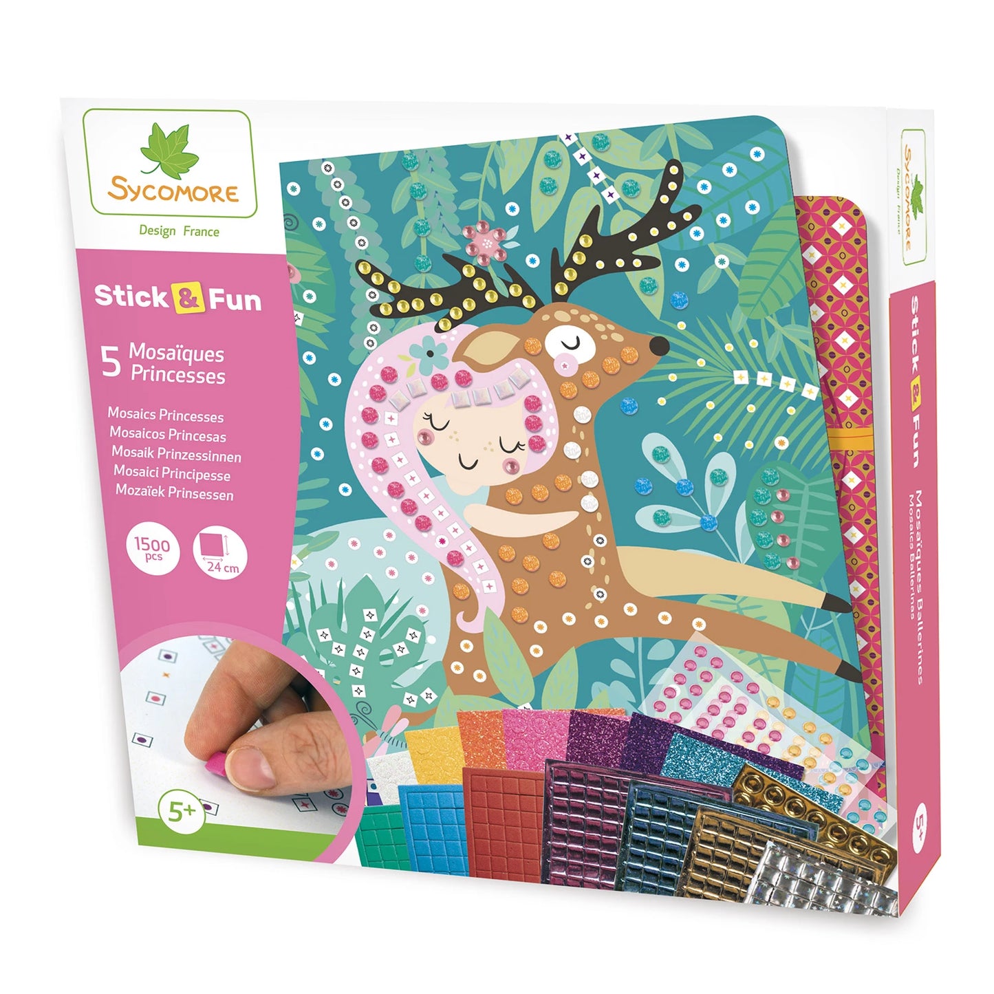 STICK'N FUN GM MOSAÏQUES PRINCESSES DES BOIS