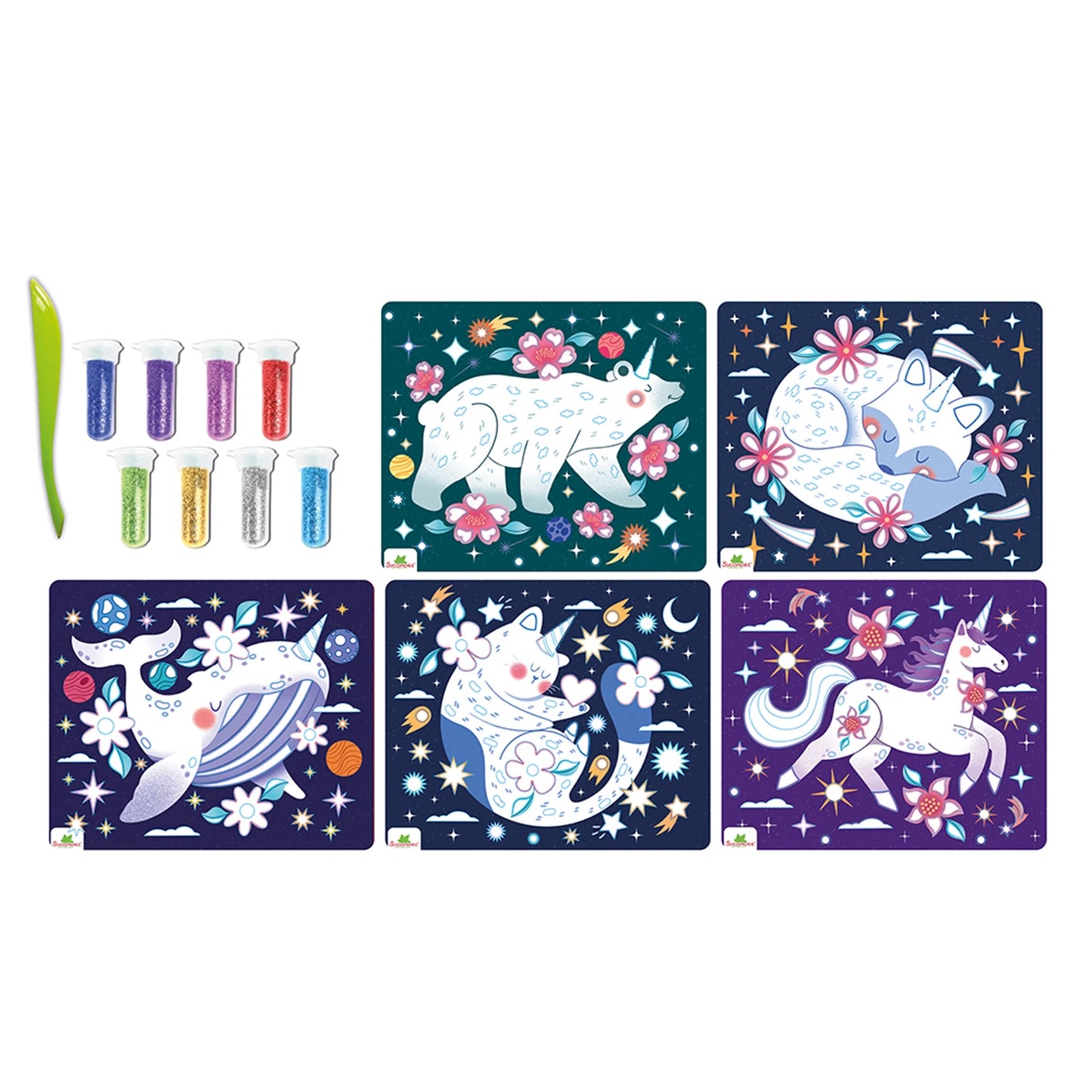 SYCOMORE - ARTISSIMO L GLITZERBILDER MAGISCHE TIERE (FR-DE-IT) - F/D/I/ML