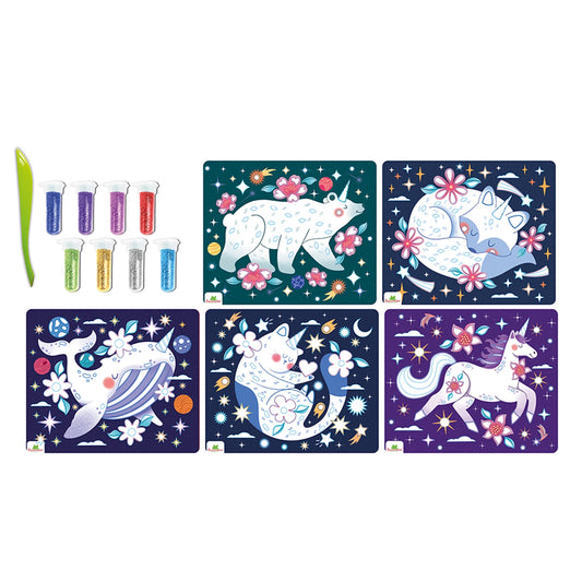 SYCOMORE - ARTISSIMO L TABLEAUX PAILLETTES ANIMAUX MAGIQUES (FR-DE-IT) - F/D/I/ML