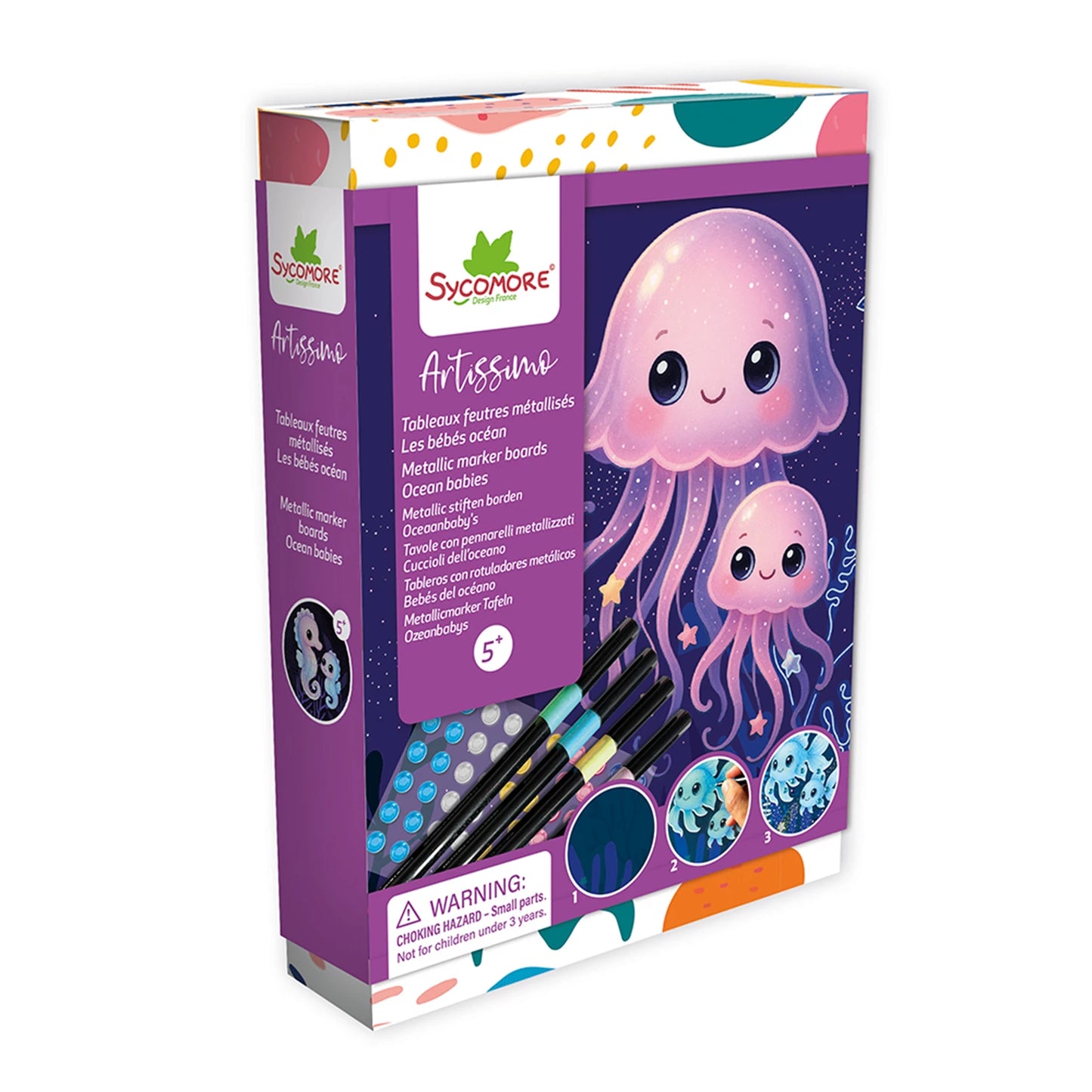 SYCOMORE - ARTISSIMO S METALLISIERTE FILZBILDER DIE OZEAN-BABYS (FR-D - F/D/I/ML