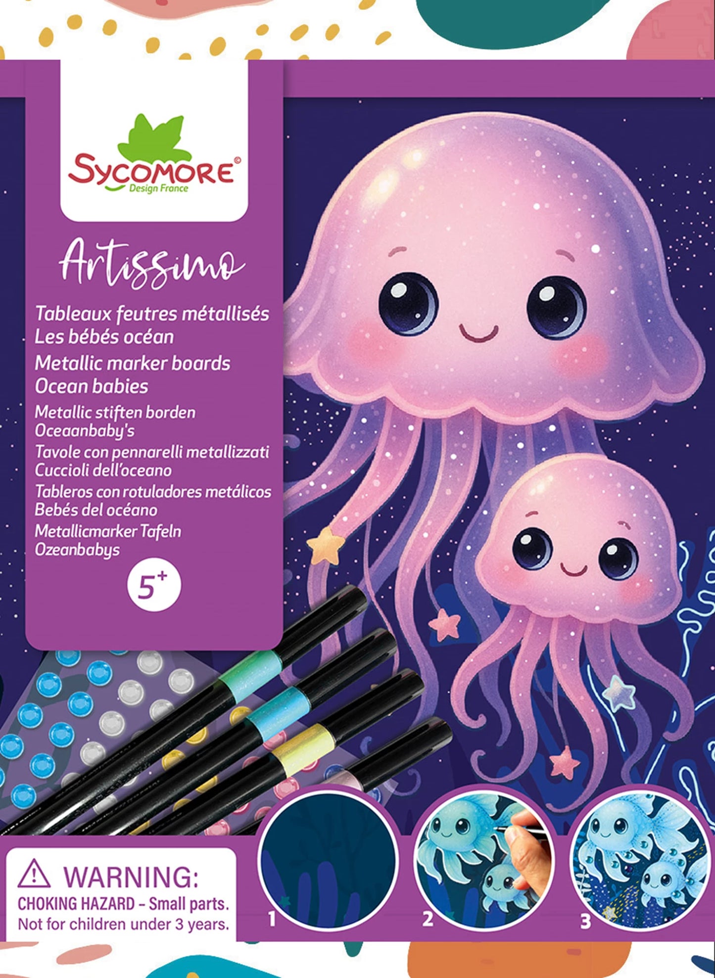 SYCOMORE - ARTISSIMO S METALLISIERTE FILZBILDER DIE OZEAN-BABYS (FR-D - F/D/I/ML