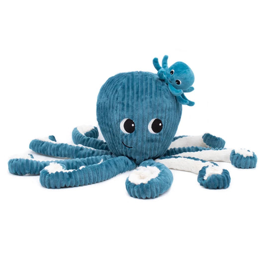 FILOU LA PIEUVRE MAMAN ET BÉBÉ BLEU