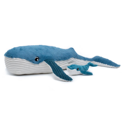 GRAVILLOU LA BALEINE MAMAN ET BÉBÉ BLEU