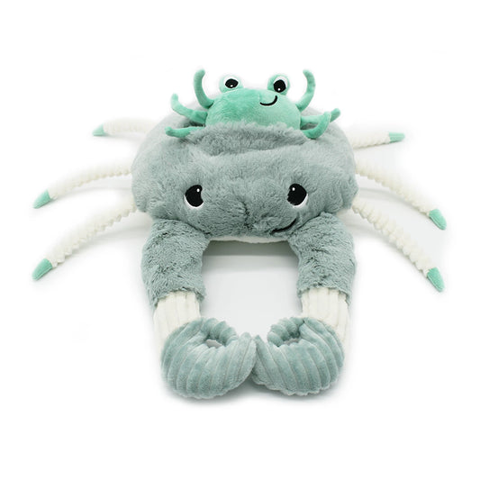 CASSECOU LE CRABE MÈRE ET ENFANT MENTHE