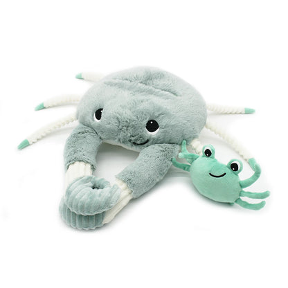 CASSECOU LE CRABE MÈRE ET ENFANT MENTHE