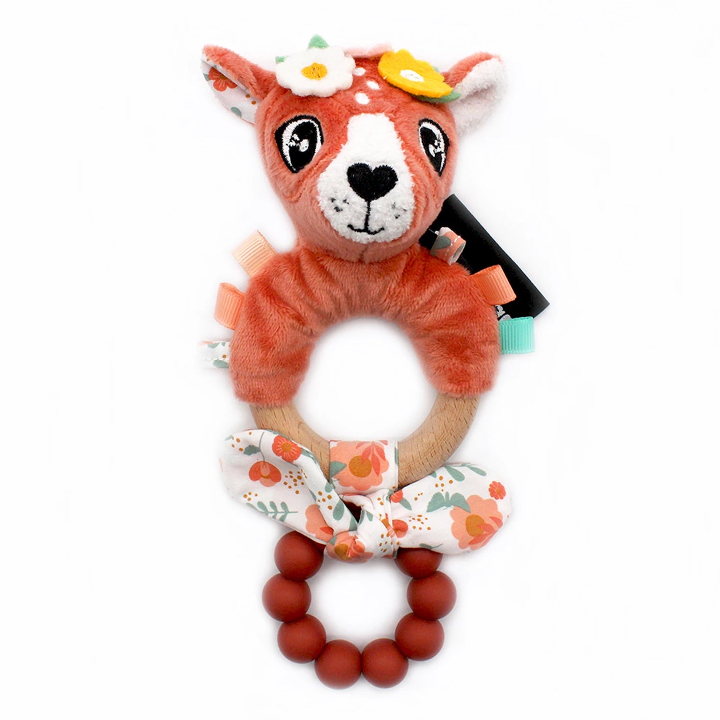 HOCET EN SILICONE ET BOIS MÉLIMÉLOS LE CERF