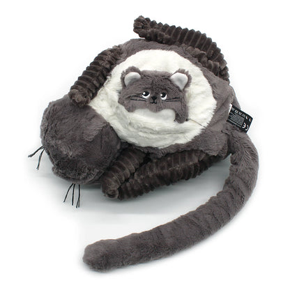 MIAOU LE CHAT MAMAN ET BÉBÉ MARRON GRIS