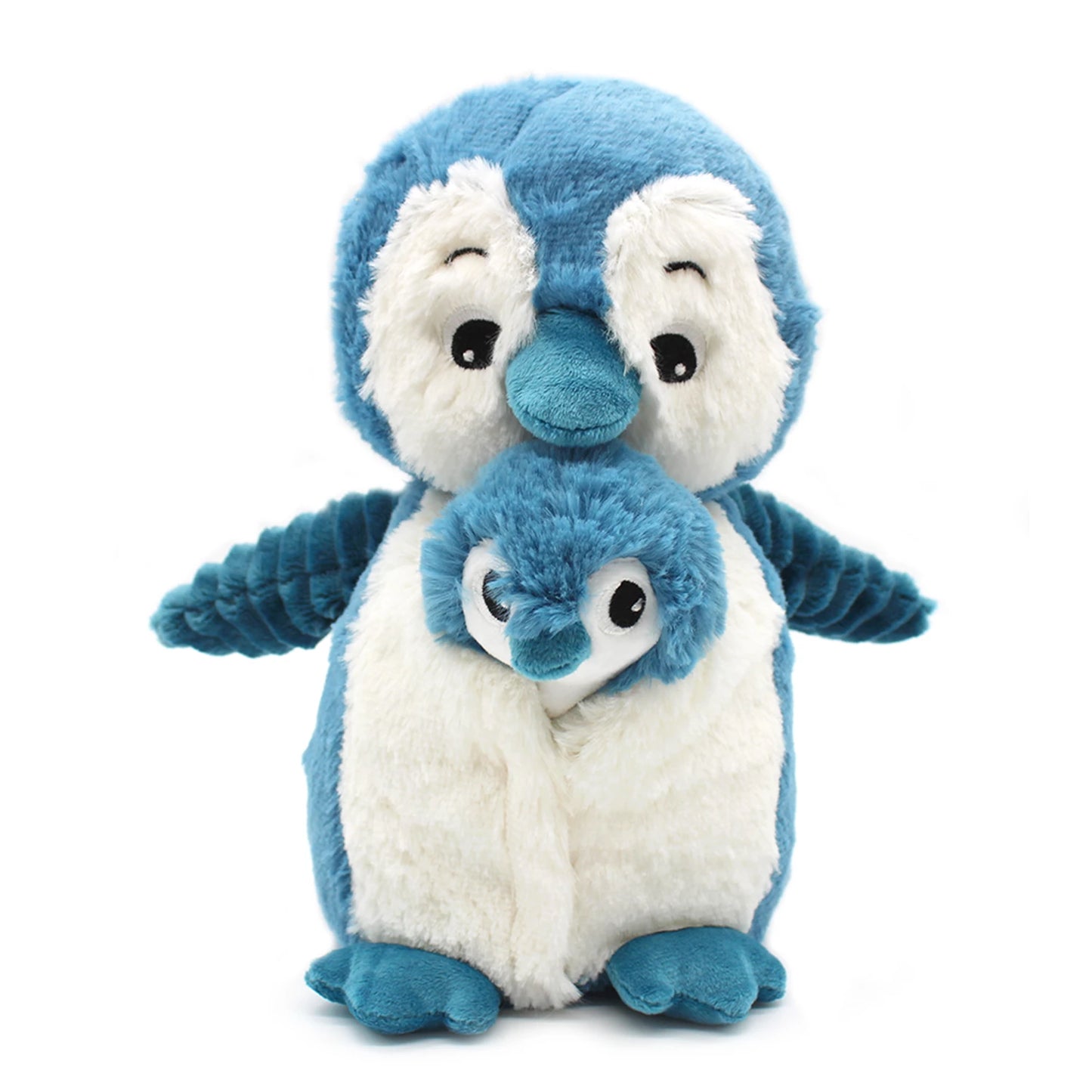 IGLOU LE PINGOUIN MAMAN ET BÉBÉ BLEU